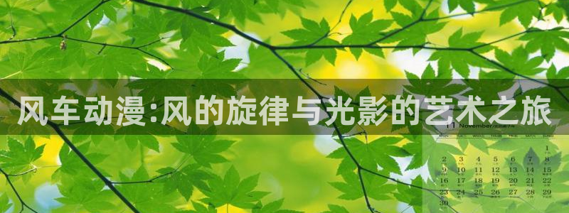 omofun自签：风车动漫:风的旋律与光影的艺术之旅
